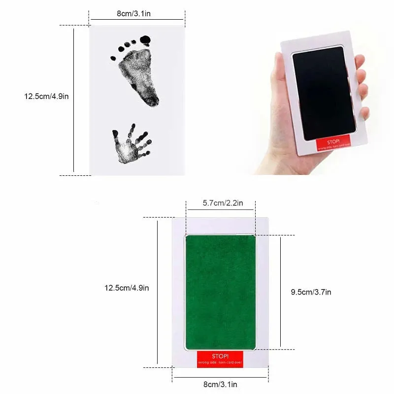2-Pack: Non-toxic Ink Pads Pet Paw Print Pad Inkless Clean Touch Ink Kit