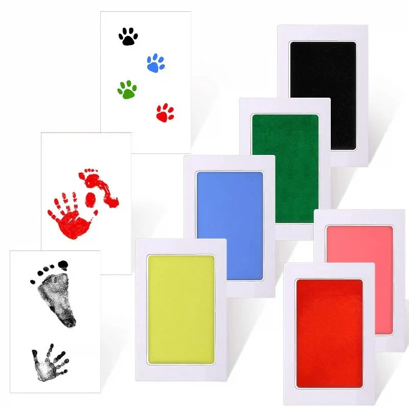 2-Pack: Non-toxic Ink Pads Pet Paw Print Pad Inkless Clean Touch Ink Kit