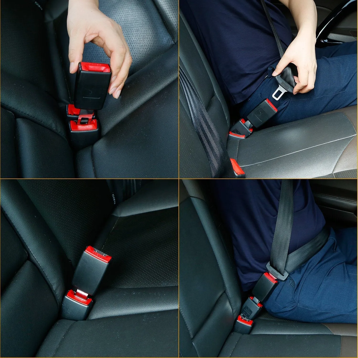 2-Pieces: Universal Car Extension Socket Buckles