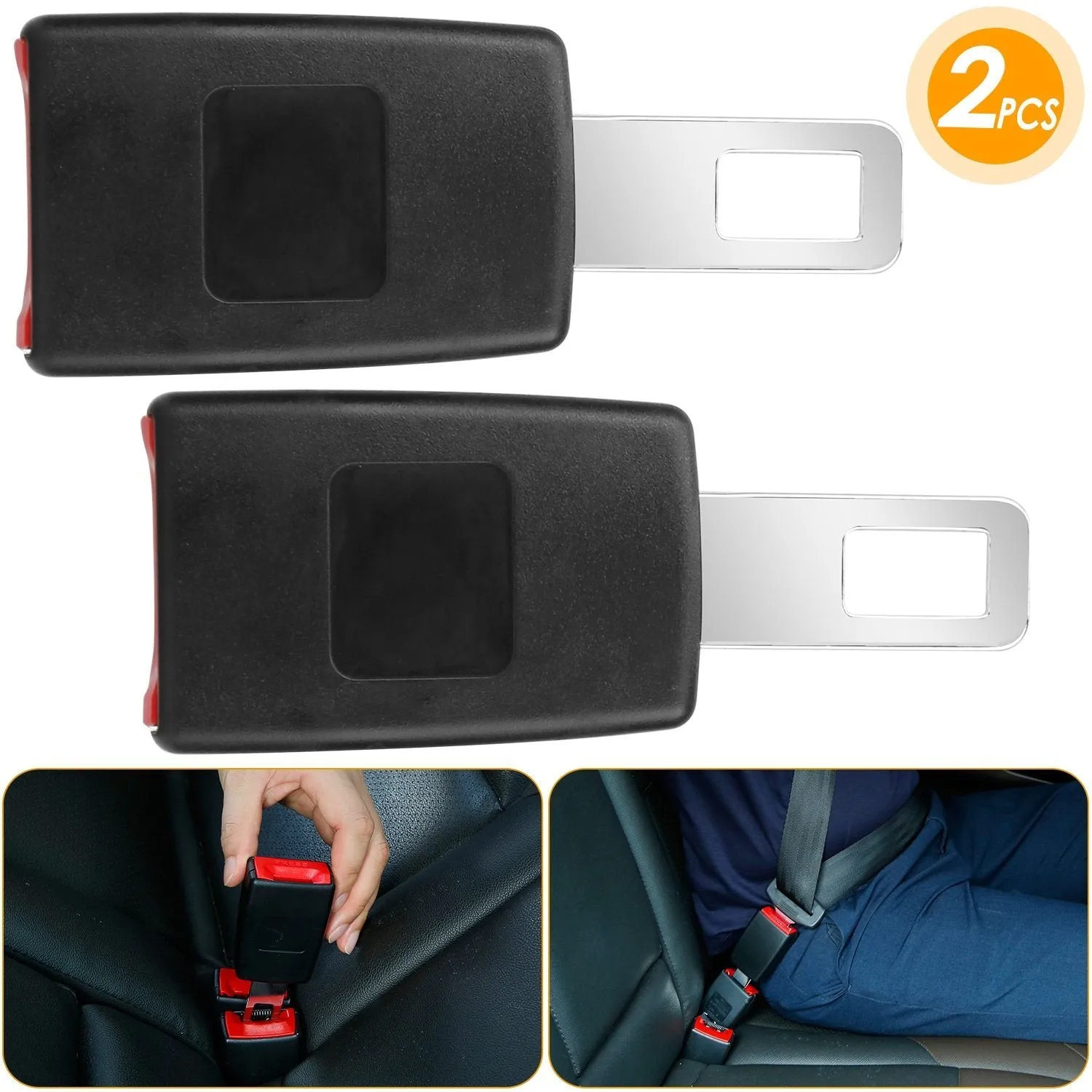 2-Pieces: Universal Car Extension Socket Buckles