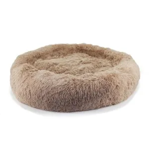 Ancol Oatmeal Soft Superplush Donut Dog Bed - 100cm