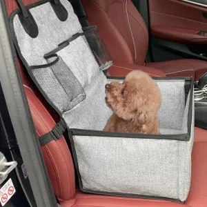 Dog Car Seat with Storage for Small Dogs