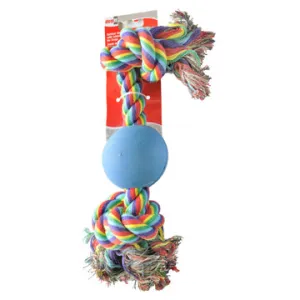 Dogit Knot-A-Rope Tug Toy with Ball - 23 cm (9in)