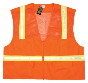 MCR Safety Econ Surveyor,Hybrid Mesh/Solid,Org,Wht