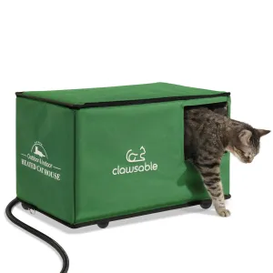 Outdoor Portable Heated Cat House Medium
