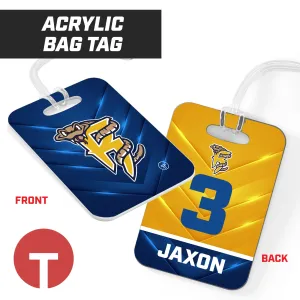 Rounding Third Rattlers - Hard Acrylic Bag Tag