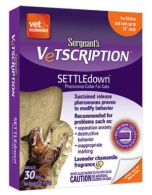 Sergeant Vetscription® Calming Cat Collar