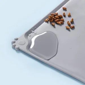Silicone Non-Stick Waterproof Pet Food Feeding Pad