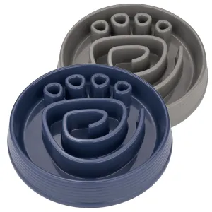 Slow feeder paw maze dog bowl