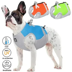 Stay Cool and Safe: Summer Cooling Vest with UV Protection for Small and Medium Dogs and Cats - Ideal for French Bulldogs and Outdoor Adventures
